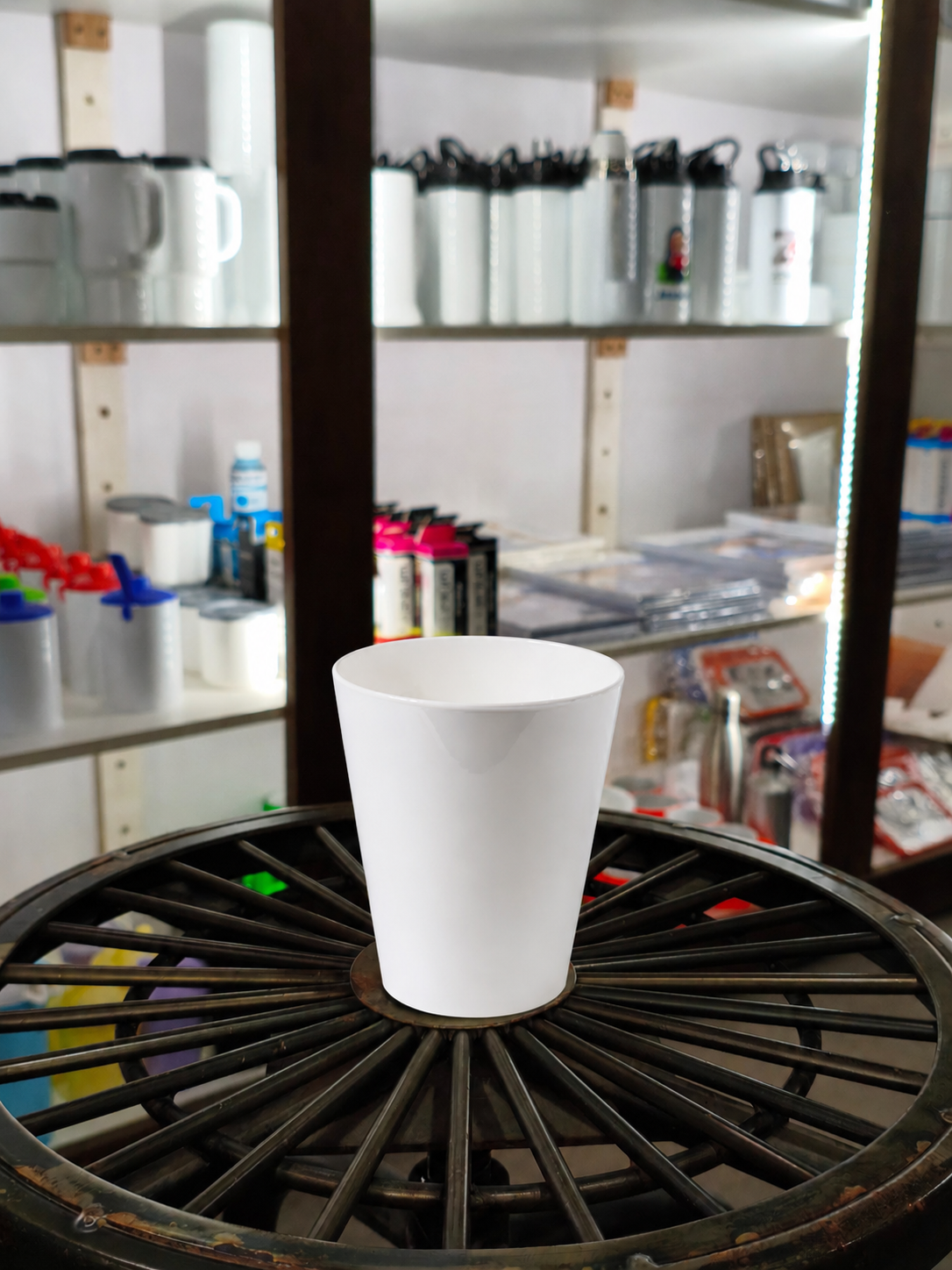 Vaso cónico de Polímero